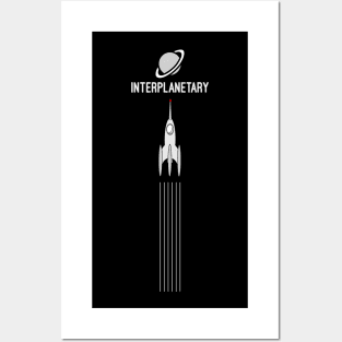 Interplanetary. Space planet hopping. Astronaut fun. Posters and Art